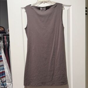 Sleeveless dark grey Dress
